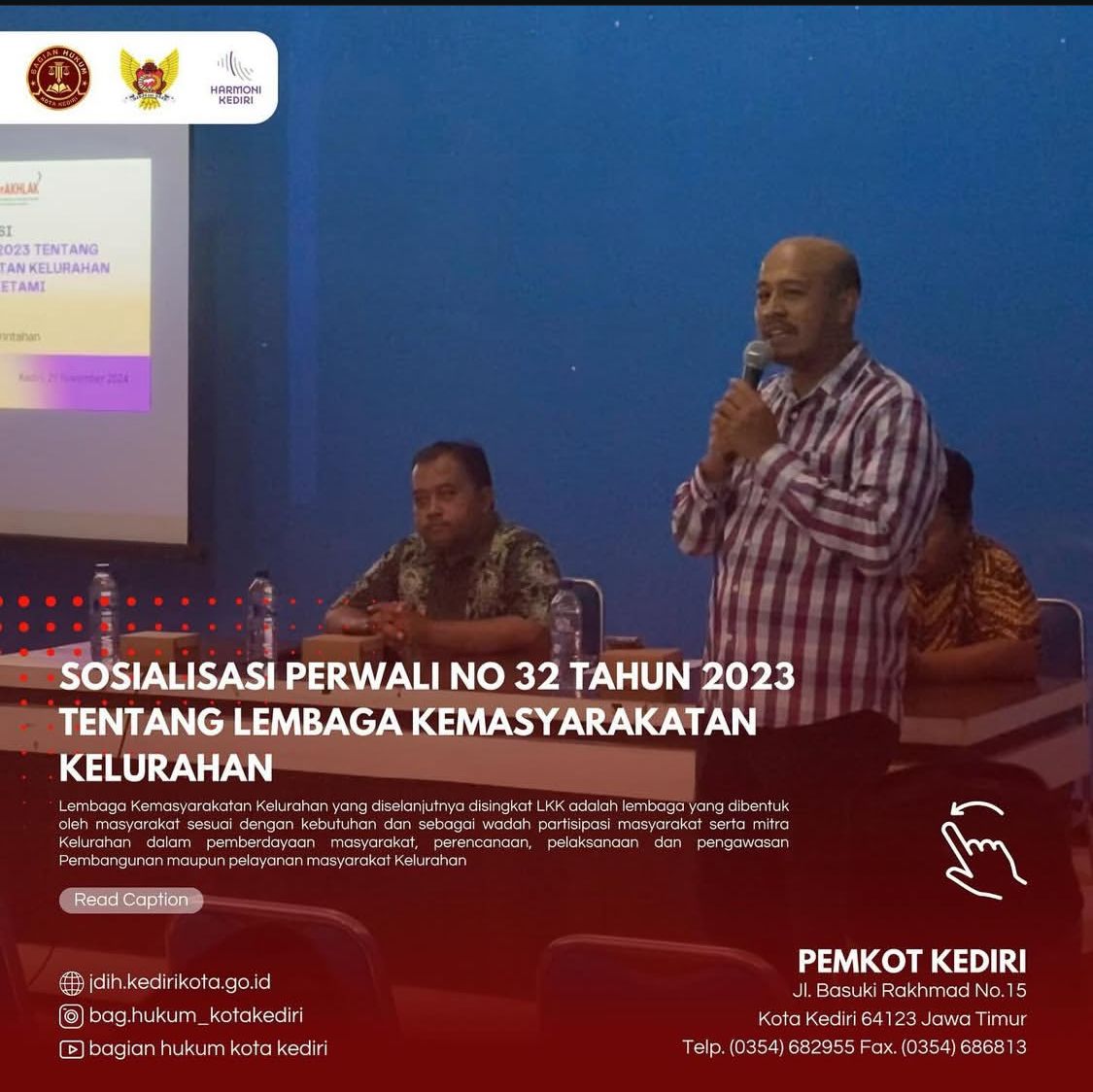 Sosialisasi tentang Lembaga Kemasyarakatan Kelurahan