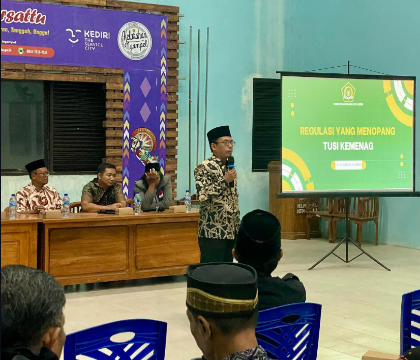 Penyuluhan Hukum di Balai Kelurahan Ngampel bersama Kementerian Agama Kota Kediri