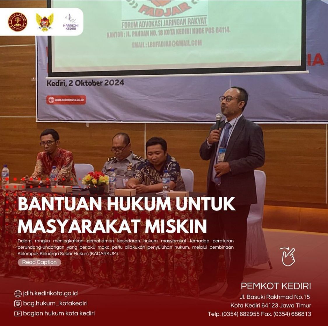Penyuluhan Hukum di Lembaga Pemasyarakatan Kelas IIA Kediri